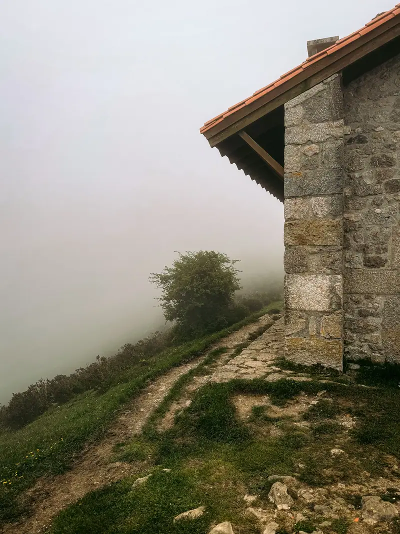 Casa de campo en la ruta